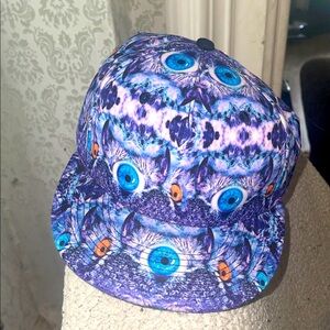 Colorful Owl Pattern Kids Cap